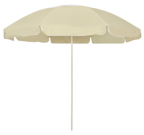 Suncobran za plažu žuta boja pijeska 240 cm - Žuta / 240 cm