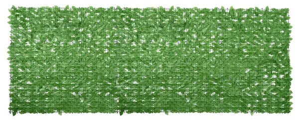 Balkonski zastor sa zelenim lišćem 400 x 150 cm - Zelena / 400 x 150 cm