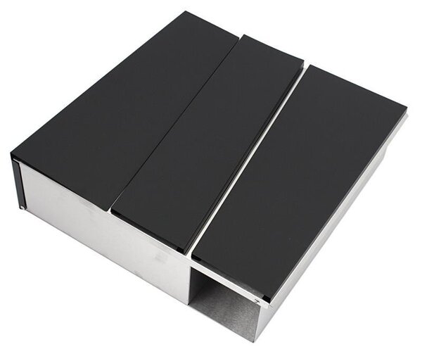 Inox + crni poštanski sandučić