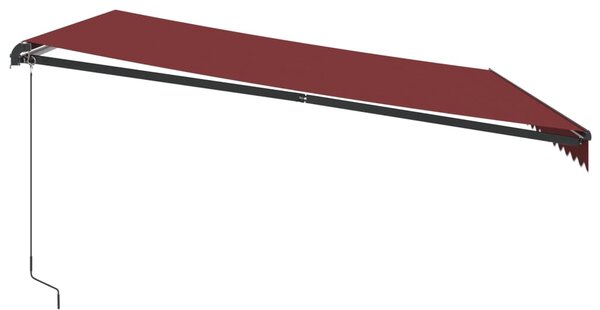Tenda na ručno uvlačenje bordo 450 x 350 cm - Bordo / 450 x 350 cm