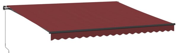 Tenda na ručno uvlačenje bordo 450 x 350 cm - Bordo / 450 x 350 cm