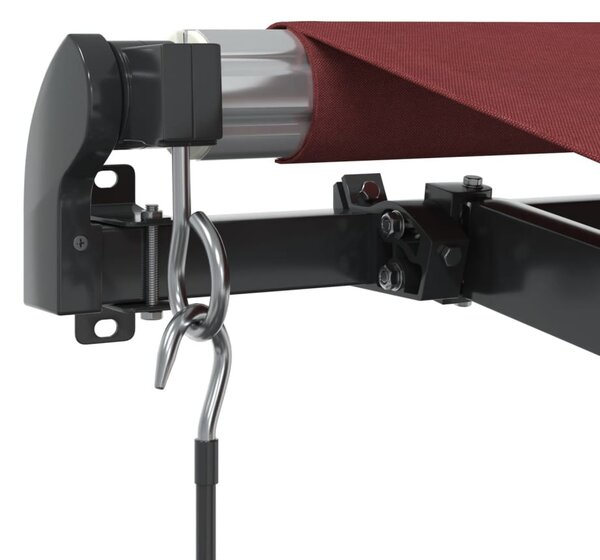 Tenda na ručno uvlačenje bordo 450 x 350 cm - Bordo / 450 x 350 cm