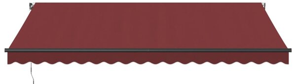 Tenda na ručno uvlačenje bordo 450 x 350 cm - Bordo / 450 x 350 cm