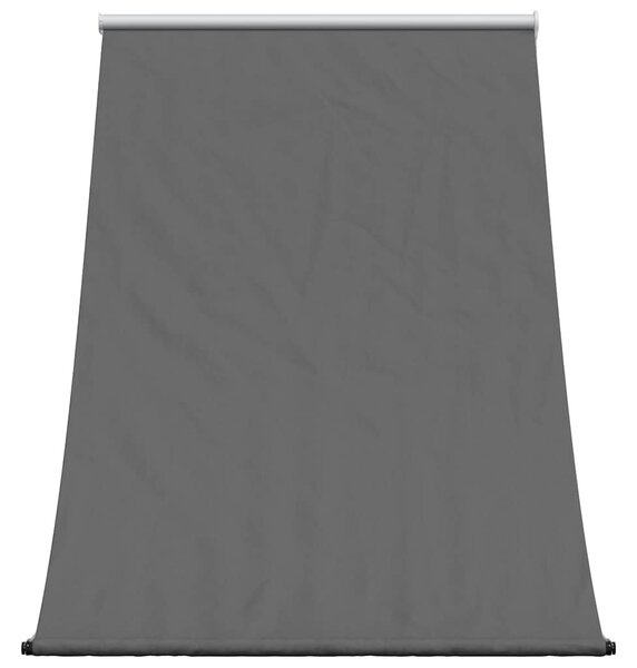 Tenda na uvlačenje antracit 150 x 150 cm od tkanine i čelika - Antracitno siva / 150 x 150 cm