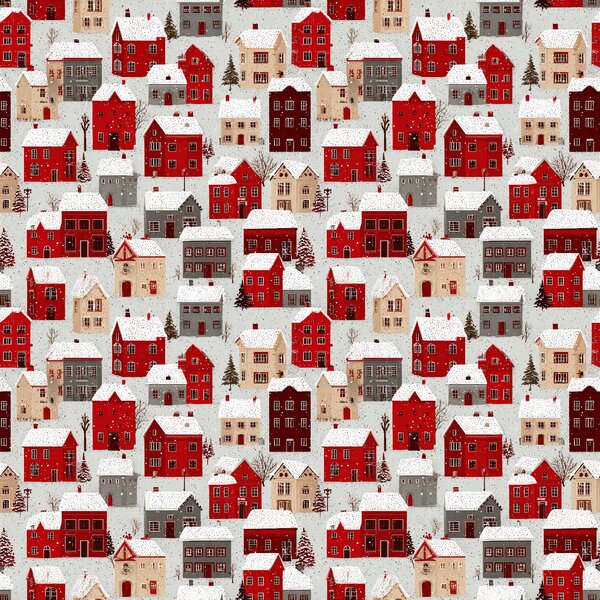 Pamučna posteljina MERRY VILLAGE šarena Dimenzije posteljine: 70 x 90 cm | 140 x 200 cm