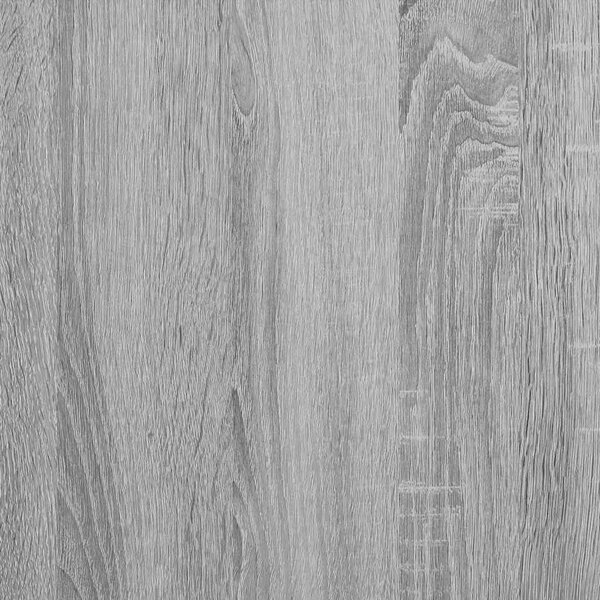 Okvir kreveta boja hrasta 180x200 cm konstruiranog drvo i metal - Siva / 180 x 200 cm