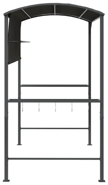 Sjenica s krovom 220 x 110 x 200 cm antracit - Antracitno siva / N/A