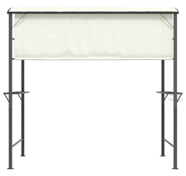 Sjenica s krovom 220 x 110 x 200 cm krem - Krema / N/A