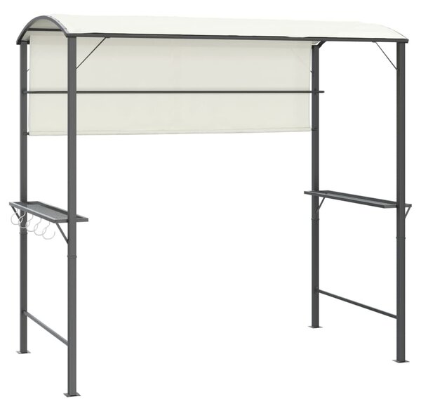 Sjenica s krovom 220 x 110 x 200 cm krem - Krema / N/A