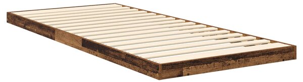 Krevet s daskama Staro drvo 75 x 190 cm Konstruirano drvo - Smeđa / 75 x 190 cm