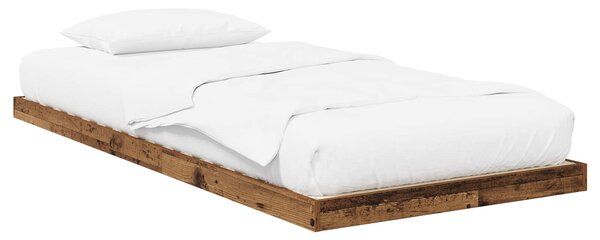 Krevet s daskama Staro drvo 75 x 190 cm Konstruirano drvo - Smeđa / 75 x 190 cm