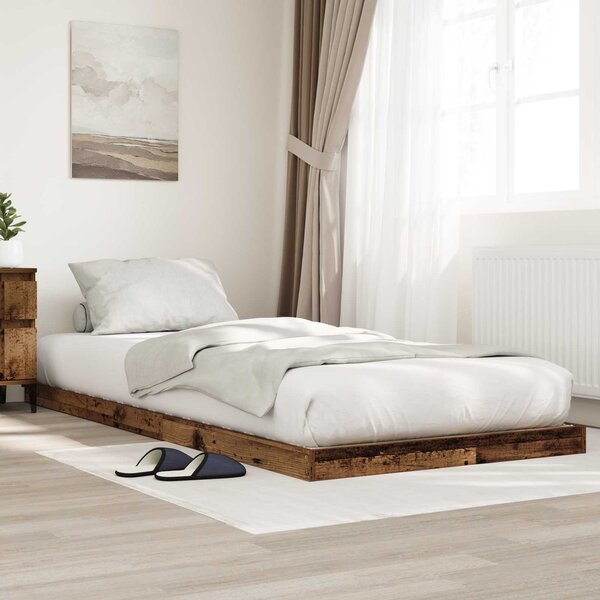 Krevet s daskama Staro drvo 75 x 190 cm Konstruirano drvo - Smeđa / 75 x 190 cm