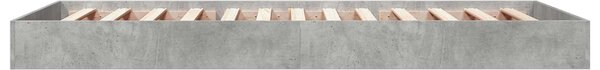Okvir kreveta za pod Betonska siva 80 x 200 cm - Siva / 80 x 200 cm