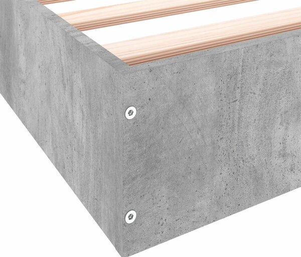 Okvir kreveta za pod Betonska siva 80 x 200 cm - Siva / 80 x 200 cm