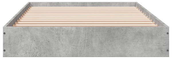 Okvir kreveta za pod Betonska siva 80 x 200 cm - Siva / 80 x 200 cm