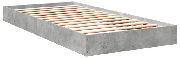 Okvir kreveta za pod Betonska siva 80 x 200 cm - Siva / 80 x 200 cm