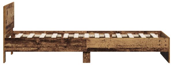 Okvir kreveta s uzglavljem Staro drvo 80 x 200 cm - Smeđa / 80 x 200 cm