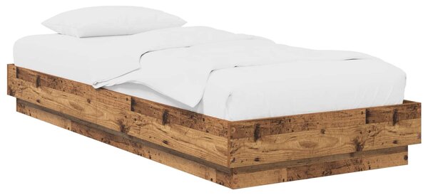 Okvir kreveta za pod Staro drvo 80 x 200 cm Konstruirano drvo - Smeđa / 80 x 200 cm