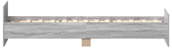 Okvir kreveta s uzglavljem Siva Sonoma 80 x 200 cm - Siva / 80 x 200 cm