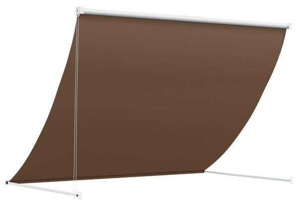 Nadstrešnica Sivosmeđa 100 x 150 cm - Smeđesiva / 100 x 150 cm
