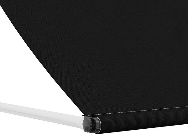 Nadstrešnica Crna 100 x 150 cm 180 g / m² poliester s PU premazom - Crna / 100 x 150 cm
