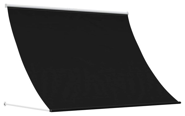 Nadstrešnica Crna 100 x 150 cm 180 g / m² poliester s PU premazom - Crna / 100 x 150 cm