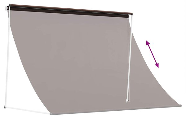 Nadstrešnica Smeđa 200 x 150 cm - Smeđa / 200 x 150 cm