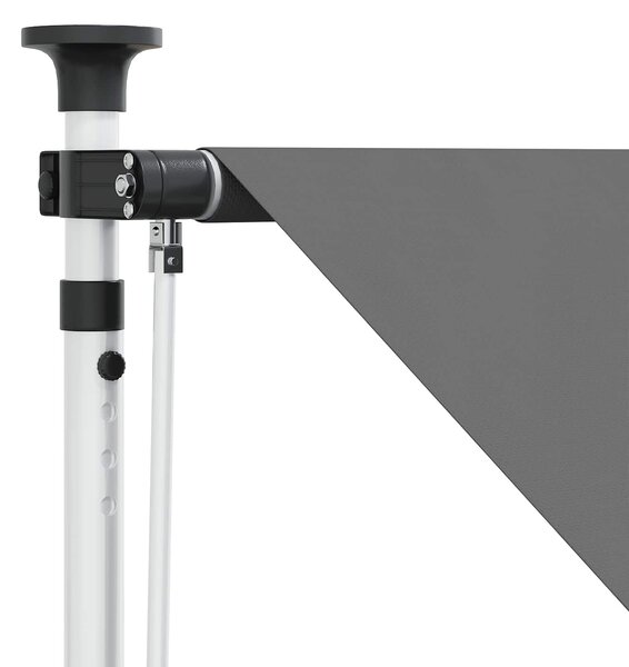 Ručno sklopiva tenda 180 g / m² poliester s PU premazom - Svjetlosiva / 100 cm