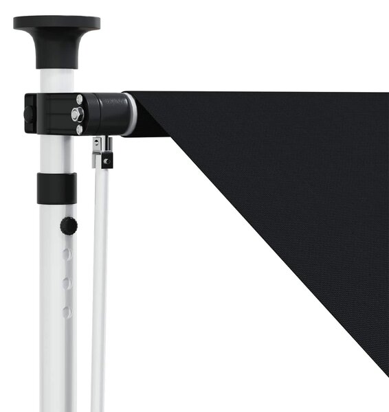 Ručno sklopiva tenda Crna 200 cm - Crna / 200 cm