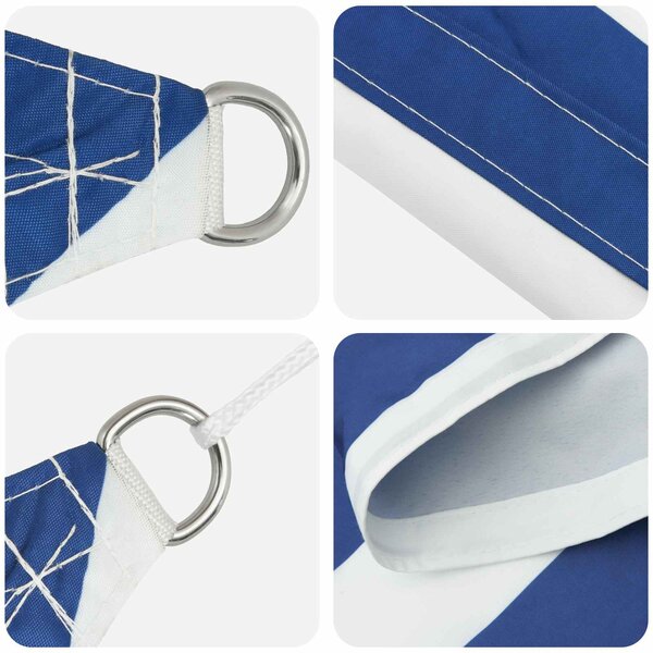 Jedro za sunce Plava i bijela 2 x 2 m 100% poliester Oxford - Plava / 2 x 2 m