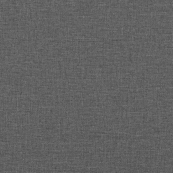 Krevet za djecu s uzglavljem Tamno siva 80 x 160 cm tkanina - Siva / 80 x 160 cm