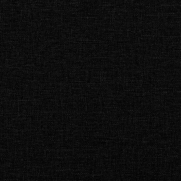 Okvir kreveta za malu djecu s naslonom Crna 70 x 140 cm Tkanina - Crna / 70 x 140 cm