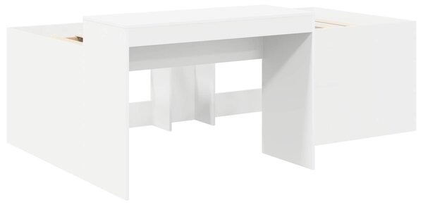 Krevet s tunelom 4 pcs Artisian hrast i plava Konstruirano drvo - Smeđa / 118,6 x 193,2 x 75,1 cm