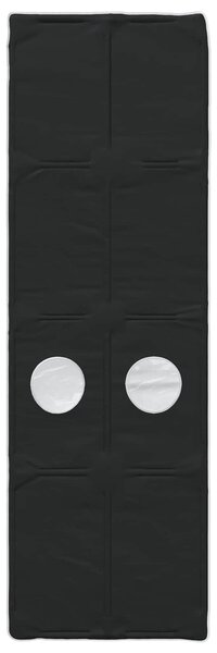 Kidsov krevet na sprat s tunelom Bijela i crna - Bijela / 90 x 200 cm