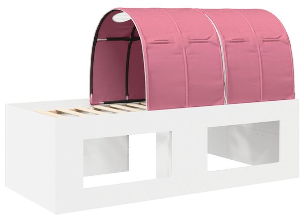 Krevet s tunelom 4 pcs Artisian hrast i ružičasta - Smeđa / 118,6 x 193,2 x 75,1 cm