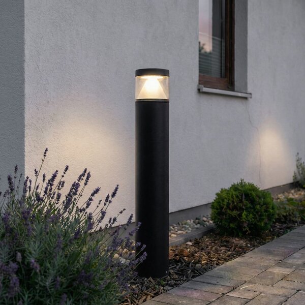 Lucande LED svjetiljka Darja, antracit, metal, 100cm, IP54, Sivo, Metal