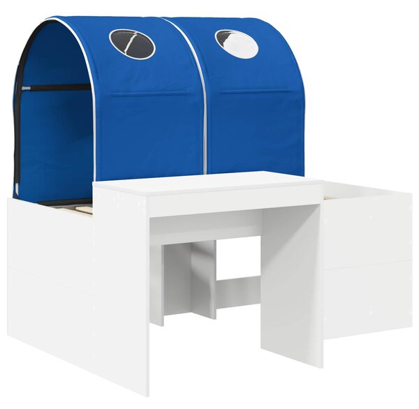 Krevet s Tunnels 4 pcs Artisian hrast i plava Konstruirano drvo - Smeđa / 123,6 x 163,2 x 75,1 cm