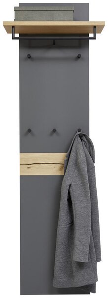 GARDEROBNI PANEL antracit, hrast Bianco drvni materijal