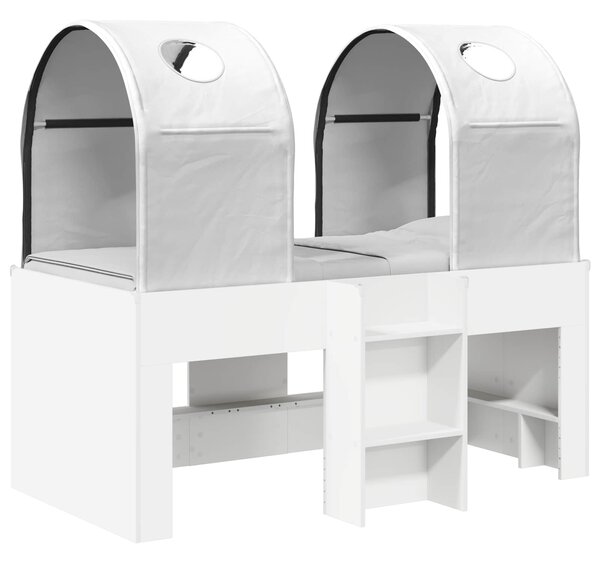 Krevet s Tunelom 4 pcs Bijela Konstruirano drvo - Bijela / 163 x 101,1 x 68,5 cm