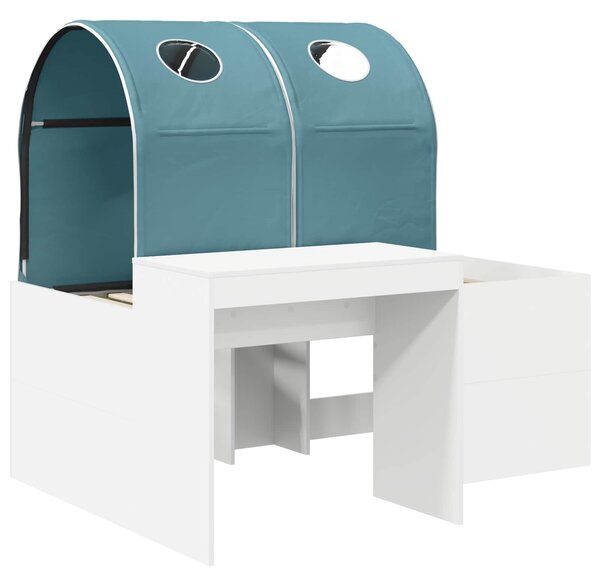 Krevet s Tunnels 4 pcs Artisian hrast i svijetlo plava - Smeđa / 123,6 x 163,2 x 75,1 cm