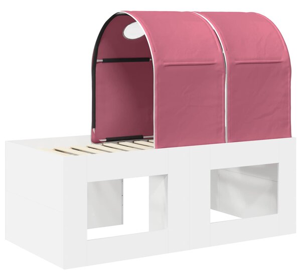 Krevet s Tunnels 4 pcs Artisian hrast i ružičasta - Smeđa / 123,6 x 163,2 x 75,1 cm