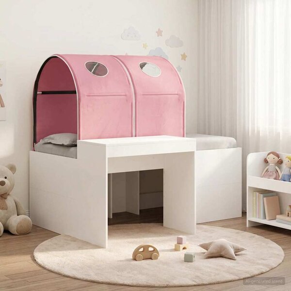 Krevet s Tunnels 4 pcs Artisian hrast i ružičasta - Smeđa / 123,6 x 163,2 x 75,1 cm