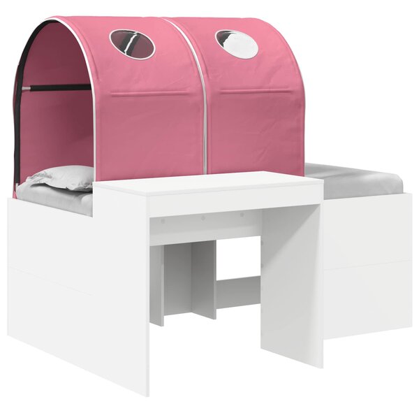 Krevet s Tunnels 4 pcs Artisian hrast i ružičasta - Smeđa / 123,6 x 163,2 x 75,1 cm