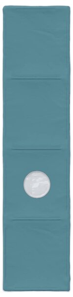 Krevet s Tunelom 4 pcs Bijela i svjetloplava Konstruirano drvo - Bijela / 163 x 101,1 x 68,5 cm