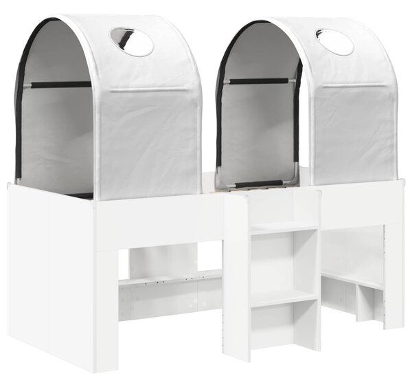 Krevet s Tunelom 4 pcs Bijela Konstruirano drvo - Bijela / 163 x 101,1 x 68,5 cm