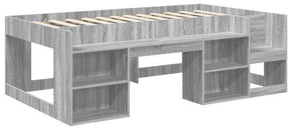 Krevet za djecu s ladicama Siva Sonoma 75 x 190 cm - Smeđa / 75 x 190 cm