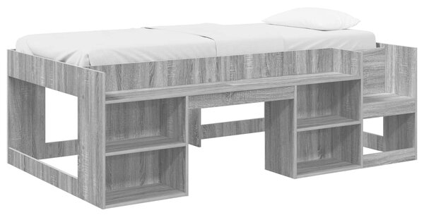 Krevet za djecu s ladicama Siva Sonoma 75 x 190 cm - Smeđa / 75 x 190 cm