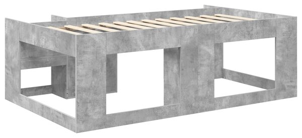 Krevet za djecu s ladicama Betonska siva 80 x 200 cm - Siva / 80 x 200 cm