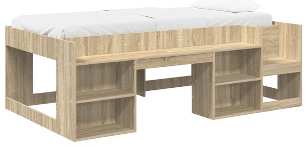 Krevet za djecu s ladicama Hrast sonoma 90 x 190 cm - Smeđa / 90 x 190 cm