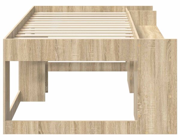 Krevet za djecu s ladicama Hrast sonoma 90 x 190 cm - Smeđa / 90 x 190 cm